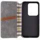 Кожаный чехол книжка GETMAN Cubic (PU) для Xiaomi Redmi Note 13 Pro 4G / Poco M6 Pro 4G Grey - изображение 2