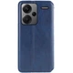 Шкіряний чохол книжка GETMAN Cubic (PU) для Xiaomi Redmi Note 13 Pro+ Blue - зображення 4