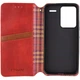 Шкіряний чохол книжка GETMAN Cubic (PU) для Xiaomi Redmi Note 13 Pro+ Red - зображення 2