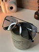 Мужские солнцезащитные очки Vintage Premium, голубые, градиент - изображение 2