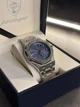 Мужские часы Poedagar Piguet серебряные, синий циферблат - изображение 2