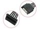 Переходник питания SATA (сата) 15 pin -> 3 шт SATA (сата) 15 pin кабель разветвитель (671211443-1) Черный - изображение 4