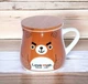 Кружка з бамбуковою кришкою "Love Cup", 450мл (Велика керамічна чашка для чаю) Коричневий - зображення 3