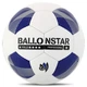 Мяч футбольный №5 PU ламин. BALLONSTAR Белый-синий (№5, 5 сл., сшит вручную) (FB-4352_Белый-синий) - изображение 1