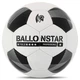 Мяч футбольный №5 PU ламин. BALLONSTAR Белый-черный (№5, 5 сл., сшит вручную) (FB-4352_Белый-черный) - изображение 1