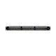 Патч-панель 24 порти NVC-PN-12-24 CAT5-CAT6 19" 1U екранована - изображение 2