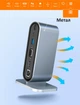 Хаб Док станция Deepfox-2201 12 в 1 USB Type-C концентратор для ноутбука 12 портов - изображение 12