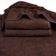 Набор махровых полотенец 3шт GM Textile 40х70см, 50х90см, 70х140см 400г/м2 (Коричневый) - изображение 4