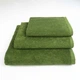 Набор махровых полотенец 3шт GM Textile 40х70см, 50х90см, 70х140см 400г/м2 (Хаки) - изображение 1
