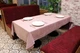 Cкатерть двухсторонняя Kayra Blackout 160×285 cм Бордовая - изображение 6