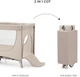 Кровать-манеж Kinderkraft Joy 2 Beige (KLJOY02BEG00000) (5902533925124) - изображение 2