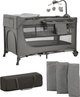 Ліжко-манеж із пеленатором Kinderkraft Joy 2 Dark Grey (KLJOY02DGR000AC)(5902533925155) - зображення 1