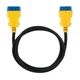 Кабель удлинитель OBD2 AUTOOL 1м с нейлоновой оплеткой - изображение 1