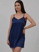 Ночная рубашка женская большого размера Leinle Ornelia 1562 3XL Синяя (4821562650217) - изображение 1