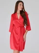 Халат женский Leinle Ornelia 1567 XXL Красный (4821567650176) - изображение 3
