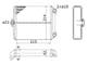 Радіатор грубки STARLINE MS6171 Mercedes S-Class, E-Class A28355301, A0028356301, A0028355301 - зображення 1