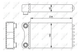 Радиатор печки NRF 54252 Audi A4; Seat Exeo 8E1820031 - изображение 5
