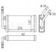 Радіатор пічки THERMOTEC D6G010TT Ford Transit 1092721, 1113755, 7110379 - зображення 3