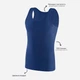 Майка нательная мужская хлопковая Uniconf MB31 S Dark Blue (5942542916997) - изображение 4