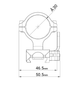 Крепление моноблок Pard MT5 быстросъемный для тепловизоров Pard TD / Pard DS / Pard NS - изображение 5