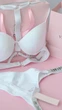 Купальник Victoria's Secret Bombshell push-up Shine Strap White 70В/XS - зображення 7