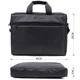 Практичная деловая сумка из качественного полиэстера FABRA Bag 22585 Черный - изображение 2