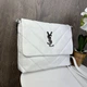 Женская мягкая сумка клатч YSL, мини сумочка для девушек Белый - изображение 4