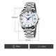 Мужские наручные классические часы Skmei 9069 (Серебристые с синим) - изображение 4