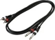 Готовый кабель RockCable RCL20932 D4 Patch Cable - 2 X RCA To 2 X TS Jack (1.5m) - изображение 3