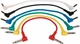 Инструментальный патч-кабель для гитарных педалей RockCable Patch Cable, Multi-Color, 15 cm (6pcs) - изображение 2