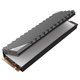 Охлаждающий радиатор Jonsbo Heatsink NVMe M.2 2280, алюминиевый сплав с термопрокладками Серый (J2280-BLK) - изображение 13