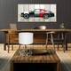 Картина на холсте Эволюция Porsche, интерьерная печать 60х90 см (0170) - изображение 2
