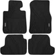 Коврики в салон Inliner для BMW 2 F22 '13-21 Wave Style из экокожи черные (комплект) - изображение 1