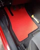Коврики в салон Kinetic для Fiat Grande Punto/Punto '05-14 EVA красные с черной тесьмой (комплект) - изображение 8
