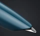 Чорнильна ручка Parker 51 Teal Blue CT FP бірюзова/сталь перо F (тонке) - изображение 4