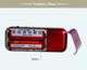 FM радиоприемник 8S1 радио на батарейках от сети USB с MP3 и фонариком - изображение 5