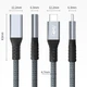 Кабель удлинитель USB4 Type-C - Type-C Thunderbolt 4 PD 100W 0.8 м (36987) - изображение 7