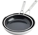 Набір сковорідок KitchenAid MSS 24+28 см з керамічним покриттям (4894871004856) - зображення 1