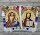 Набор для вышивания бисером Венчальной пары икон ARHIBIS Богородица и Иисус Христос 23х19 см (А4Р_641-642) - изображение 2