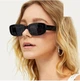 Вузькі сонцезахисні окуляри ретро сонцезахисні окуляри Honey Fashion Accessories чорний (4-76) - зображення 1