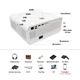 Проектор TouYinger HQ7 (screen mirroring version) White Full HD LED с Bluetooth - изображение 7