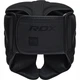 Боксерський шолом RDX T15 Noir Cheek Protector Matte Black (капа в комплекті) - зображення 3