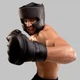 Боксерський шолом RDX T15 Noir Cheek Protector Matte Black (капа в комплекті) - зображення 6
