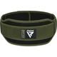 Пояс для важкої атлетики RDX RX5 Double Belt неопреновий Army Green S - зображення 3