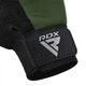Перчатки для фітнесу RDX W1 Half Army Green Plus L - зображення 3