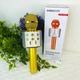 Мікрофон бездротовий караоке bluetooth USB колонка GOLD (48340) - зображення 3