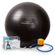 М'яч для фітнесу (фітбол) PowerPlay 4001 Ø65 cm Gymball Чорний + помпа - изображение 1