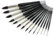 Кисть белка круглая Kolos Classic 3049R, №12, короткая ручка - изображение 3