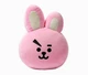 М'яка Іграшка Кролик КУКИ BT21 Плюшева Подушка COOKY ARMY персонаж BTS 35 см Рожевий (00918) - зображення 1