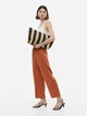 Штани жіночі H&M 1147899_шнур.пояс на рез L Теракотові (KZ2000001505632_KAY2000001505632) - зображення 4